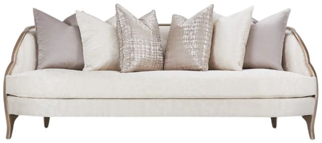 Michael Amini® Malibu Crest Chardonnay/Cloud White Sofa-2