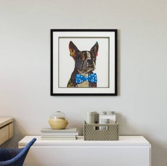 YHD Hipster Doggie I Wall Art-1