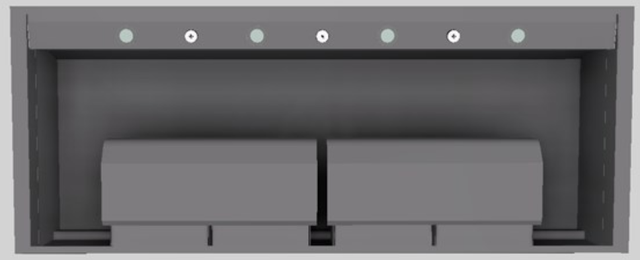 Vent-A-Hood® Designer Series 60" Gunsmoke Wall Mounted Range Hood-2