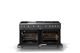Viking® 5 Series 60" Cast Black Pro Style Gas (NG) Range with Polished Chrome Trim-1