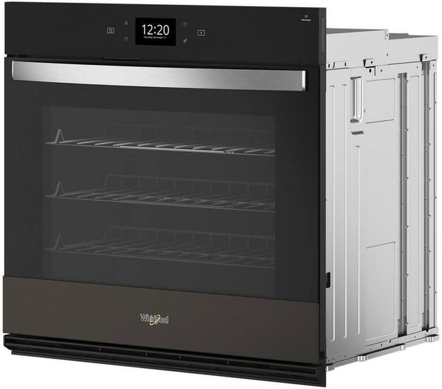 Whirlpool® 30" PrintShield™ Black Stainless Steel Single Electric Wall Oven-2