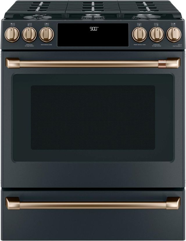 Café™ Brushed Bronze Front Control Gas Knobs and Handle Kit-2