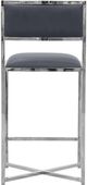 Modus Furniture Amalfi Cobalt X-Base Counter Stool with Chrome Base-3