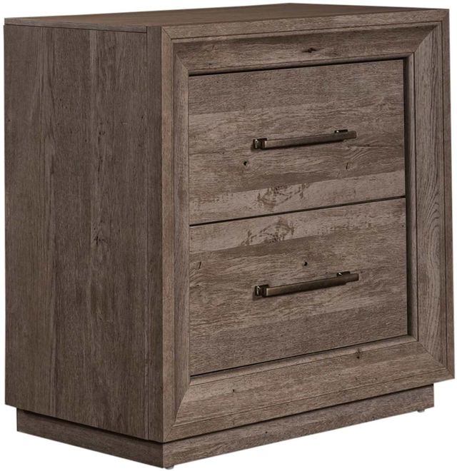 Clearance Liberty Furniture Horizons Graystone Nightstand-2