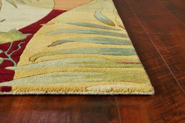 KAS Rugs Sparta Coral/Ivory Breezes 5'x8' Rug-1