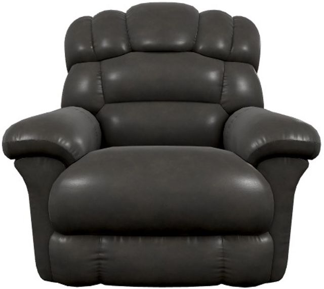 La-Z-Boy® Randell Dark Chocolate Leather Power Rocker Recliner with Headrest and Lumbar-1