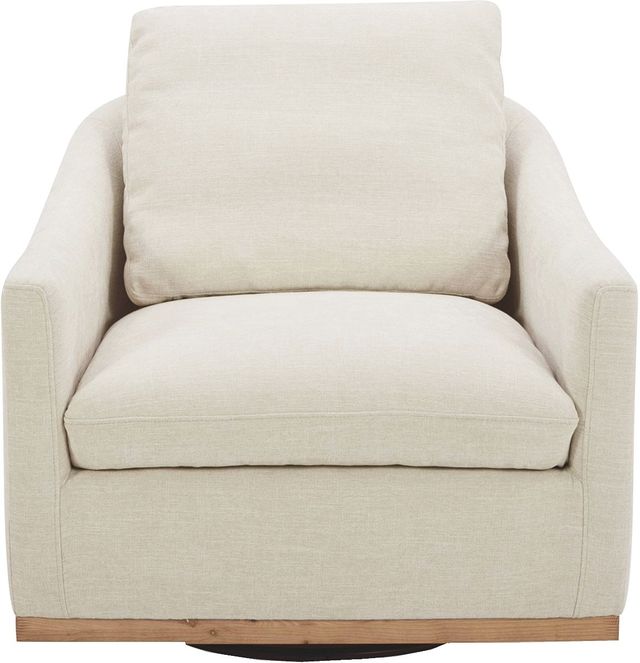 Moe’s Home Collection Linden Soft Beige Swivel Chair-1