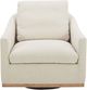 Moe’s Home Collection Linden Soft Beige Swivel Chair-1
