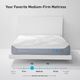 BEDGEAR H4 Performance Hybrid Medium Firm California King Mattress-3