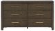 Signature Design by Ashley® Radkin Burnished Brown Dresser-2