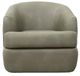 International Furniture Direct Tumbi Green Swivel Accent Chair-1