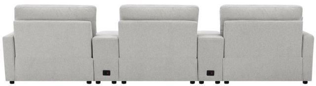 Coaster® Collins 5-Piece Gray Power Reclining Theater-4