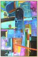 Harp & Finial® Boundless Multi-Colored Framed Canvas Art-0