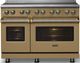 Viking® 5 Series 48" Golden Hour Pro Style Induction Range with Brushed Brass Trim-4