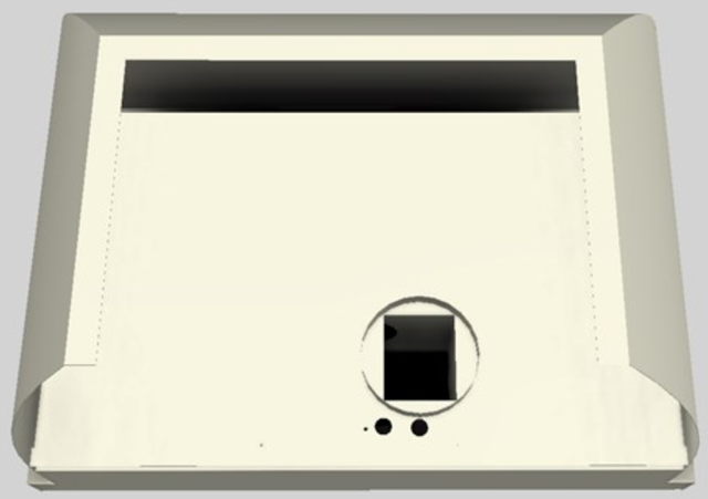 Vent-A-Hood® Designer Series 36" Biscuit Wall Mounted Range Hood-2