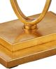Currey & Company Bangle Antique Mirror Accent Table with Gold Base-5