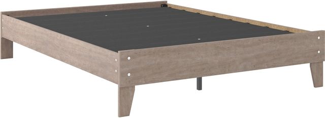 Signature Design by Ashley® Flannia Gray Queen Platform Bed-0