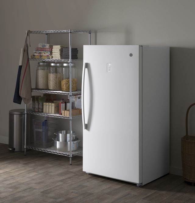 GE® 17.3 Cu. Ft. White Upright Freezer-8