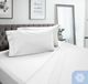 DreamFit® DreamCool™ Pima Cotton White Split Queen Sheet Set-4