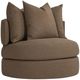 Bernhardt Colby Bernhardt Living Brown Swivel Chair-0