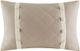 Olliix by Madison Park 4 Piece Khaki Full/Queen Breanna Cotton Reversible Tailored Bedspread Set-3