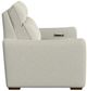 Flexsteel® Ava Silver Sand Fabric Power Reclining Loveseat with Power Headrest and Lumbar-5