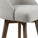Ollix by Madison Park Pearce Grey Bar Stool with Swivel Seat-4