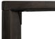 International Furniture Direct Dark Teak Stained Dark Dining Table-2