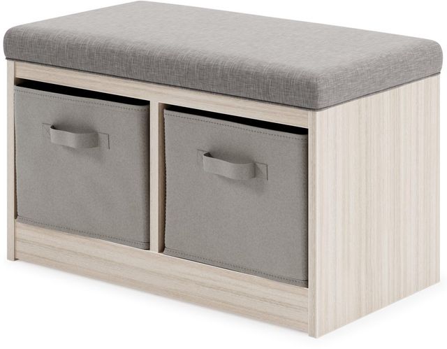 Signature Design by Ashley® Blariden Gray Storage Bench-2