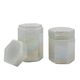 A & B Home 2-Piece White Canister Set-0