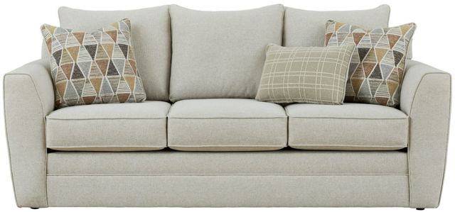 Fusion Furniture Tony Linen Beige Sofa-0