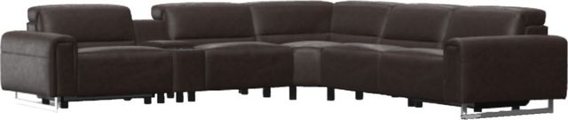 Palliser® Furniture Customizable Armina 6-Piece Power Reclining Sectional with Headrest, Lumbar and Storage Console-0