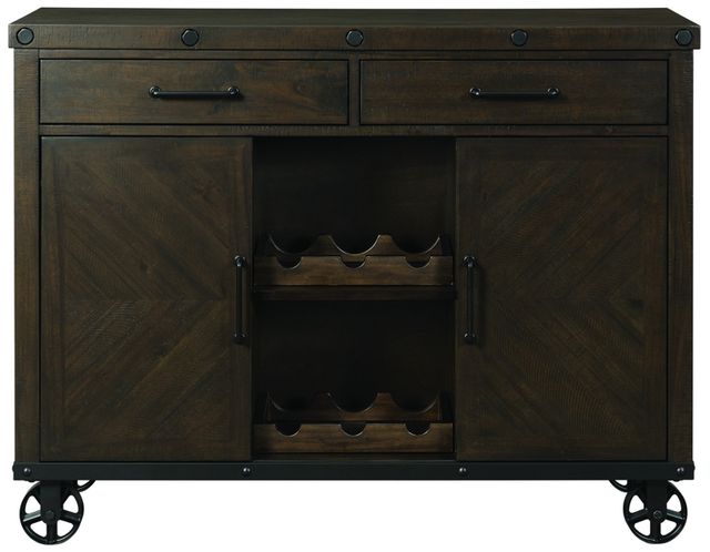 Elements International Colorado Black Wine Rack-2