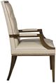 Vanguard® Furniture Gothic Stocked French Natural Brass/Havana Arm Chair-2