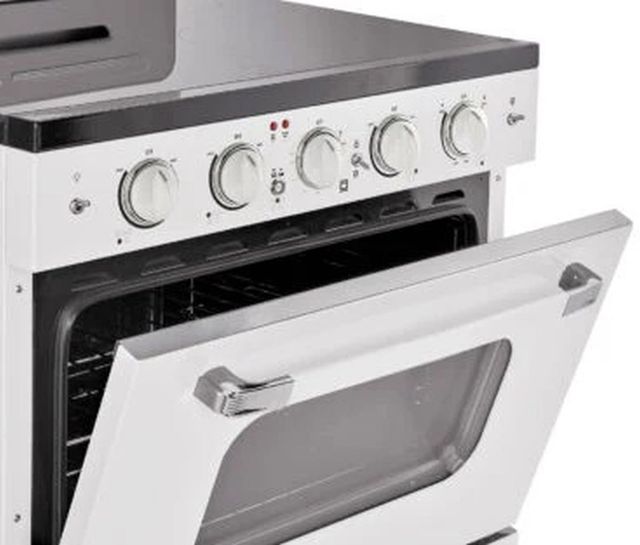 Unique® Appliances Classic Retro 30" Marshmallow White Slide-In Electric Range-1