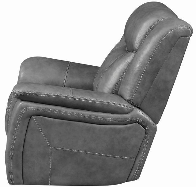 Coaster® Conrad Grey Glider Recliner-1