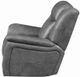 Coaster® Conrad Grey Glider Recliner-1