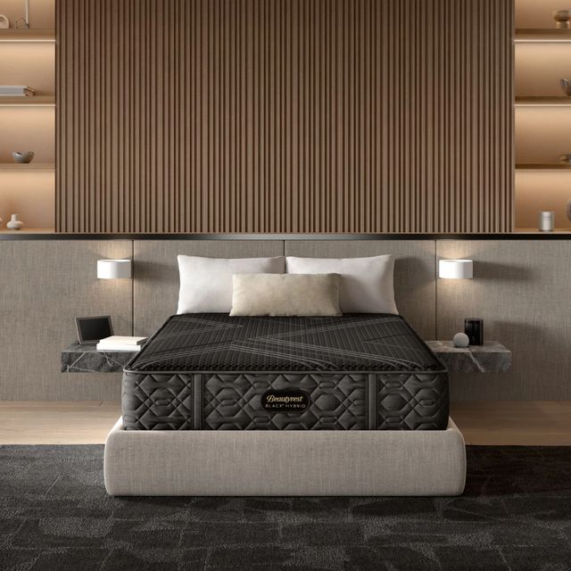 Beautyrest Black® Series 1 Hybrid 12.5" Firm Smooth Top King Mattress-8