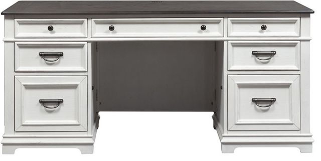 Liberty Furniture Allyson Park Wirebrushed White Credenza-1