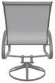 Telescope Casual Aruba Abalone/Graphite Aluminum/Fabric Outdoor Sling Swivel Rocker-3