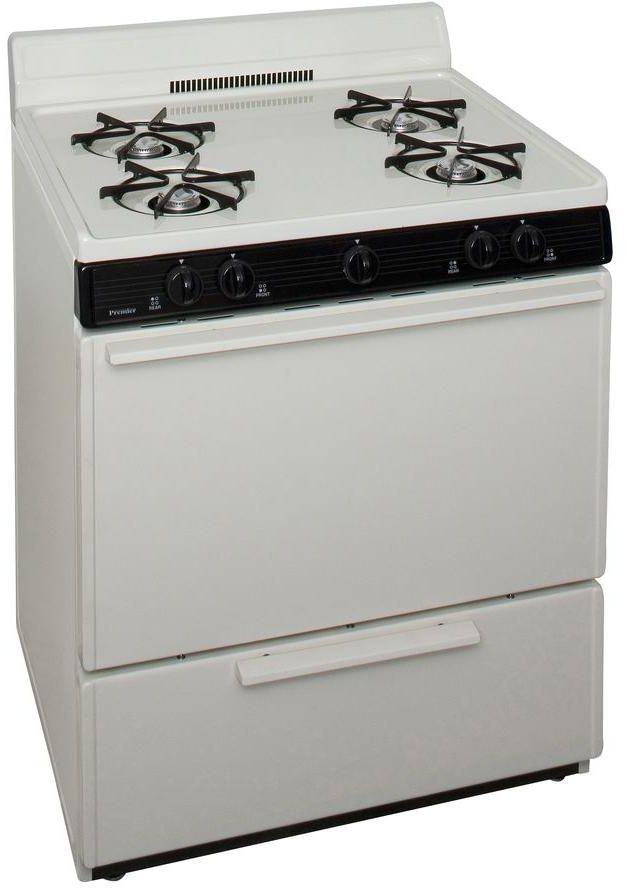 Premier 30" Biscuit Freestanding Gas Range-1