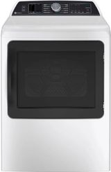 GE Profile™ 7.3 Cu. Ft. White Front Load Electric Dryer