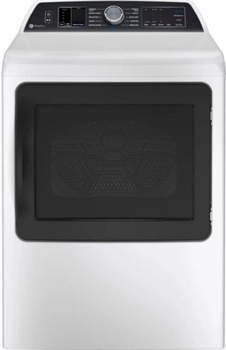 GE Profile™ 7.3 Cu. Ft. White Front Load Electric Dryer
