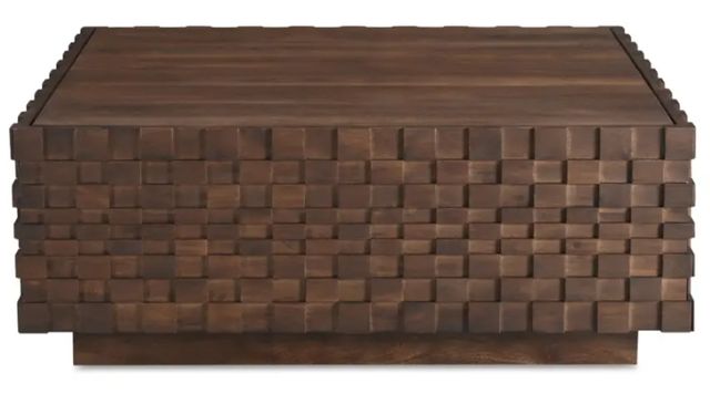 Moe's Home Collection Easton Brown Storage Coffee Table-0