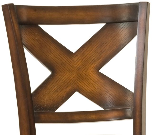 HH2 Home Sunhill Rustic Oak Swivel Bar Stool-1