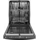 GE® ENERGY STAR® 24" Black Top Control Built-In Dishwasher with Sanitize Cycle-2