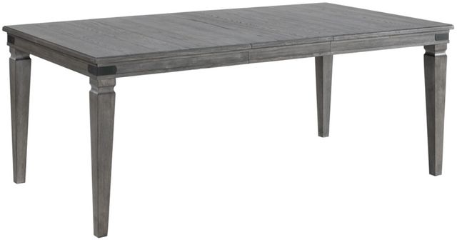 Intercon Foundry Brushed Pewter Dining Table-0