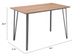 Zuo Modern Doubs Brown Counter Table with Silver Metal Base-3