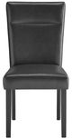 Global Furniture USA D87DC 2-Piece Blanche Charcoal Dining Chair Set-0