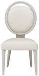 Michael Amini® Eclipse Ivory Jacquard/Moonlight Side Chair-2